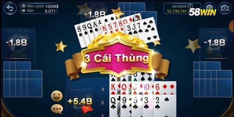 Trường hợp thắng trong bài mậu binh với mức thưởng lớn